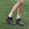 DDWRGD Women's Ankle Rain Boots Waterproof Cute Boots, Short Rain Boots for Women and Waterproof Garden Shoes for Outdoor Work (Black,8.5) view 4