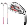 LXYBBN Junior Golf Club Irons for Kids, Single Graphite Shaft #7 Golf Iron, for Age 3-15 Right Handed Boys Girls (Pink for Girls,6-8Y) view 2