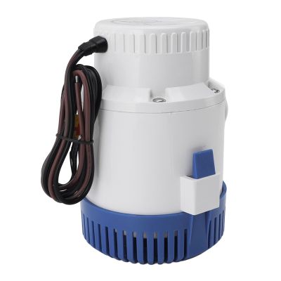 3700 GPH Boat Marine Plumbing Electric Bilge Pump, Boat Bilge for Ponds, Pools, Spas Silent, Boat RV Submersible (24V)