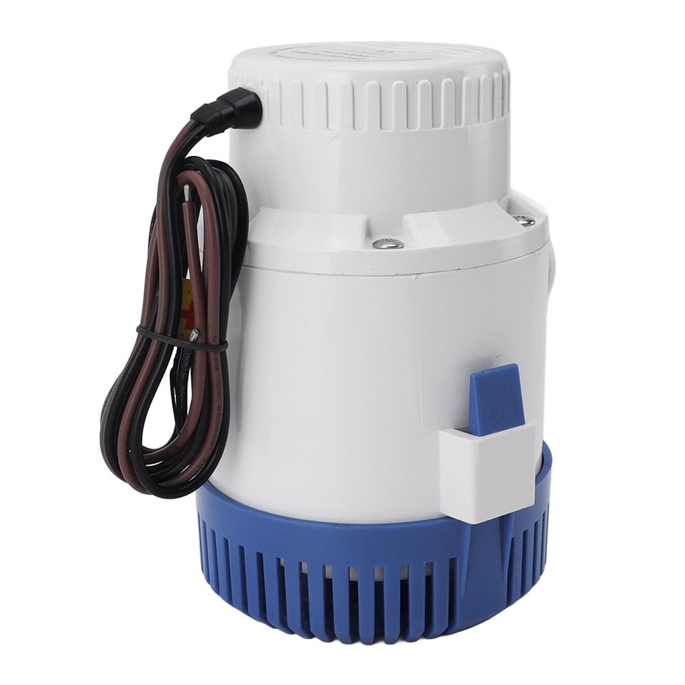 3700 GPH Boat Marine Plumbing Electric Bilge Pump, Boat Bilge for Ponds, Pools, Spas Silent, Boat RV Submersible (24V)