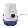 3700 GPH Boat Marine Plumbing Electric Bilge Pump, Boat Bilge for Ponds, Pools, Spas Silent, Boat RV Submersible (24V) view 3