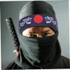2Pcs Japanese Bushido Headband Set - Dragon & Ninja Design Sports Accessories for Men Ideal for Cooking Kitchen and Sports view 4