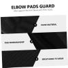 Beatifufu Sports Elbow Pads 2 Pack Cycling Elbow Guards Elastic Support Breathable for Biking Skiing view 4