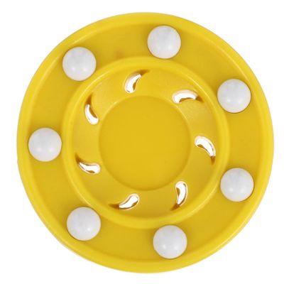 MUSISALY 1pc Roller Hockey Puck for Games Smooth-Surface Training Accessory for Men Women for Floor Hockey Practice and Competition