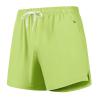 Lmdudan Women Casual Shorts Solid Elastic Waist Drawstring Shorts Lightweight Summer Beach Short Lounge Pants with Pockets Green view 3