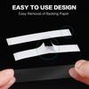 Manria Fashion Clothing Tape Double Sided, Strong Adhesive Clear Tape for Clothes, Body, and All Skin Shades (140 Strips) view 4