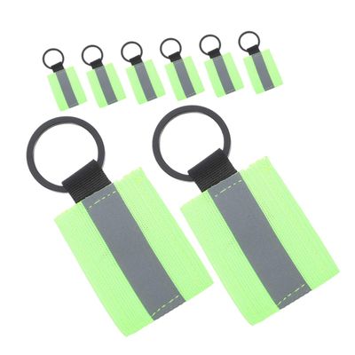 CORHAD Stylish Reflective Pack Keychain Tags Night Pendants Lightweight Easy to Install