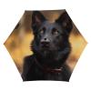 SYJTGDE Umbrella,Black German Shepherd Dog 5 Fold Umbrella,small Portable Travel Folding Umbrella,versatile Compact Umbrellas. view 1