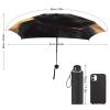 SYJTGDE Umbrella,Black German Shepherd Dog 5 Fold Umbrella,small Portable Travel Folding Umbrella,versatile Compact Umbrellas. view 2