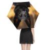 SYJTGDE Umbrella,Black German Shepherd Dog 5 Fold Umbrella,small Portable Travel Folding Umbrella,versatile Compact Umbrellas. view 3