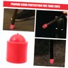 Mipcase 25pcs Billiard Cue End Protectors Rubber Covers for Pool Cues Snooker Rods Joint Protection Easy to Install Red Replacement Parts view 4