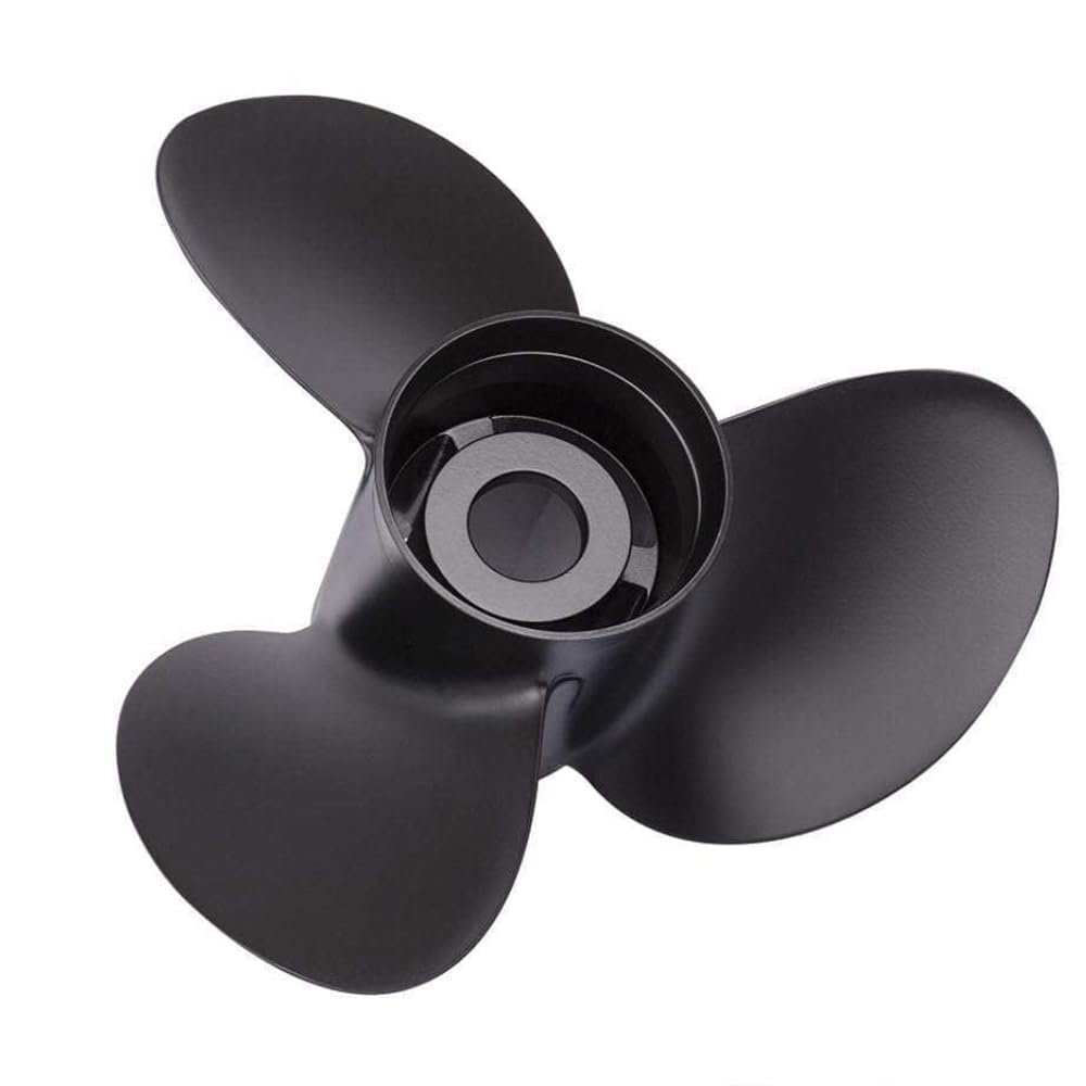Rareelectrical New Aluminum Propeller Compatible with Nissan/Tohatsu Mfs25 Efi 10 Spline 25 9.9-35 Hp for Years 2015 2016 2017 2018 by 9211-099-09 Amita 3 Diameter 9.9 Pitch 9 Blades 3 Right Hand