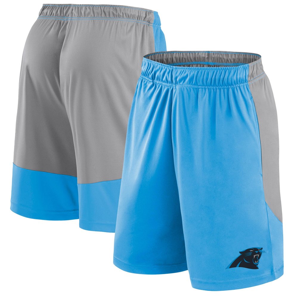 Fanatics Men's Blue Carolina Panthers Big & Tall Team Logo Shorts