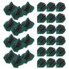 Winmau Prism Alpha Fyre Black, Turquoise and Red Dart Flights - 10 Sets per Pack (30 Dart Flights in Total) view 1