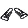 12 Pieces 1 Inch Enlarged Mouth Clip Sling Clasp Hook for Keychain Snap Hooks Outdoor Bag Backpack Tactical Carabiners ((Sling Clip + Key Ring) 1" Black (12-Pack)) view 3