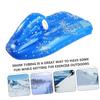 HANABASS Inflatable Snow Tube for Boys and Girls Heavy Duty PVC Sledding Circle for Snow Games Design for Skiing Skating Portable Lightweight Fun for view 3