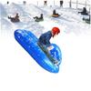 HANABASS Inflatable Snow Tube for Boys and Girls Heavy Duty PVC Sledding Circle for Snow Games Design for Skiing Skating Portable Lightweight Fun for view 4