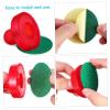 BRIGHTFUFU Complete Hockey Machine Accessories 4 Red Pucks 2 Pushers 2 Pads Ice Hockey Puck Set view 2