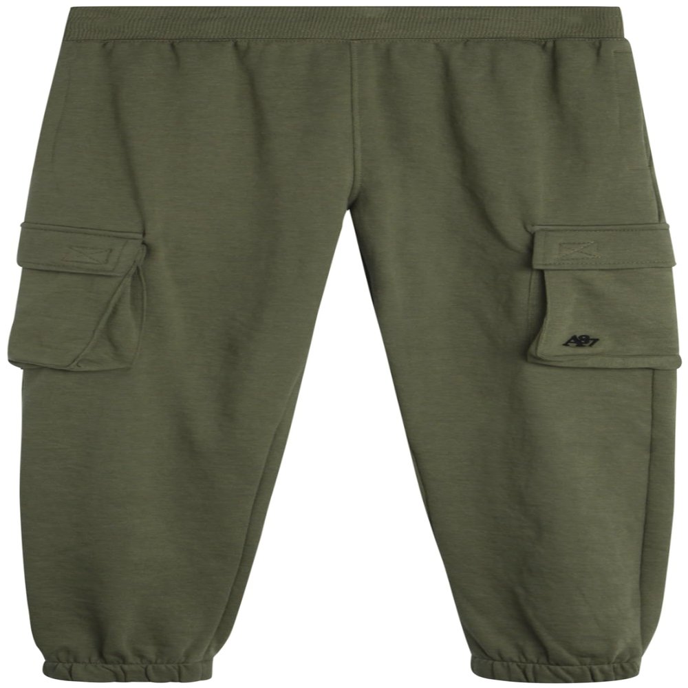 AEROPOSTALE Active Boys Sweatpants - Super Soft Fleece Boys Athletic Jogger Pants Kids Activewear with Pockets (Sizes: 4-16), Size 4, Olive Cargo