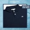 AEROPOSTALE Boys Polo Shirt - Soft Cotton Stretch Classic Fit Athletic Short Sleeve Collared Golf Polo Shirt for Boys, Size 8, Navy view 2