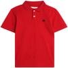 AEROPOSTALE Boys Polo Shirt - Soft Cotton Stretch Classic Fit Athletic Short Sleeve Collared Golf Polo Shirt for Boys, Size 10-12, Red view 1