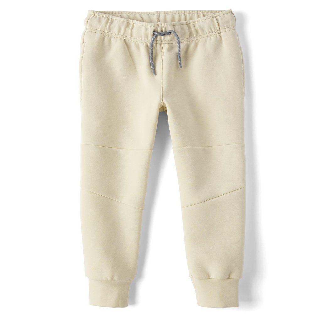 The Children's Place,Boys,Active Scuba Knit Jogger Pants,Hay Stack,X-Small