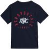 AEROPOSTALE Boys Graphic Tees - Soft Cotton Blend Boys Shirts - Short Sleeve Crewneck T-Shirts with Logo Print (4-16), Size 5-6, Navy view 1