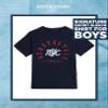 AEROPOSTALE Boys Graphic Tees - Soft Cotton Blend Boys Shirts - Short Sleeve Crewneck T-Shirts with Logo Print (4-16), Size 5-6, Navy view 2