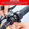 YEDECOR A Pairs of Bicycle Mirror, 360 Degree Rotation Rearview Side Mirror Handlebar Mount Rear View Mirror for Scooter Moped Bike Mountain Road Bike Motorcycle,Gold view 4