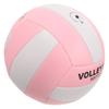 BRIGHTFUFU Official Soft Volleyball Inflatable Pu Practice Ball for Indoor Training Durable Construction Machine-Stitched Design for All Skill Levels view 1
