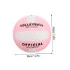 BRIGHTFUFU Official Soft Volleyball Inflatable Pu Practice Ball for Indoor Training Durable Construction Machine-Stitched Design for All Skill Levels view 2
