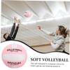 BRIGHTFUFU Official Soft Volleyball Inflatable Pu Practice Ball for Indoor Training Durable Construction Machine-Stitched Design for All Skill Levels view 3