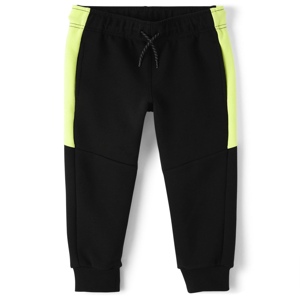 The Children's Place,Boys,Active Scuba Knit Jogger Pants,Black,Small