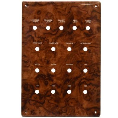 NineFit Basics Rinker Boat Blank Breaker Panel 206562D | Fiesta Vee 300 Woodgrain