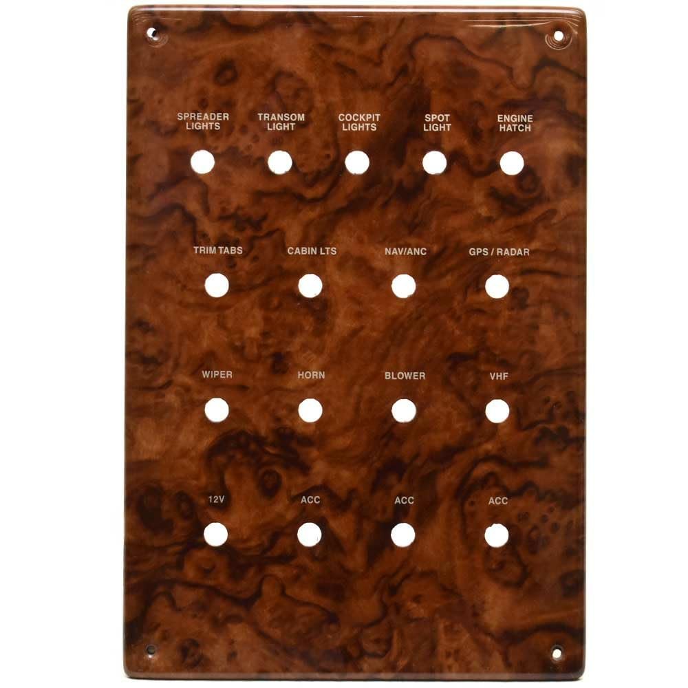 NineFit Basics Rinker Boat Blank Breaker Panel 206562D | Fiesta Vee 300 Woodgrain