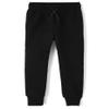 The Children's Place,Boys,Active Scuba Knit Jogger Pants,Black/Black,Large view 1