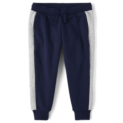 The Children's Place,Boys,Active Fleece Jogger Pants,Tidal/Grey,X-Small