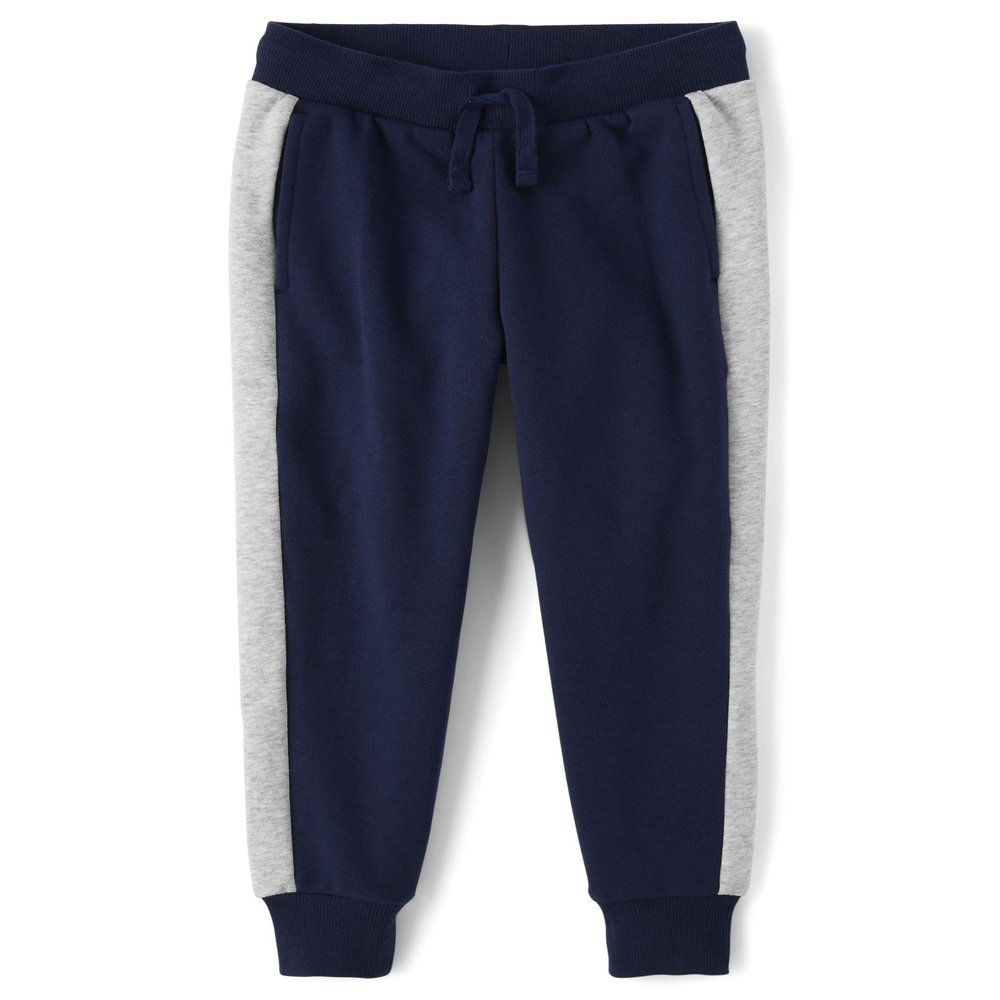 The Children's Place,Boys,Active Fleece Jogger Pants,Tidal/Grey,X-Small