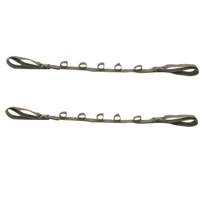 Mipcase 2pcs Vehicle Fishing Rod Holder Easy Install Car Mounted Fishing Pole Rack for Organizing and Protecting Your