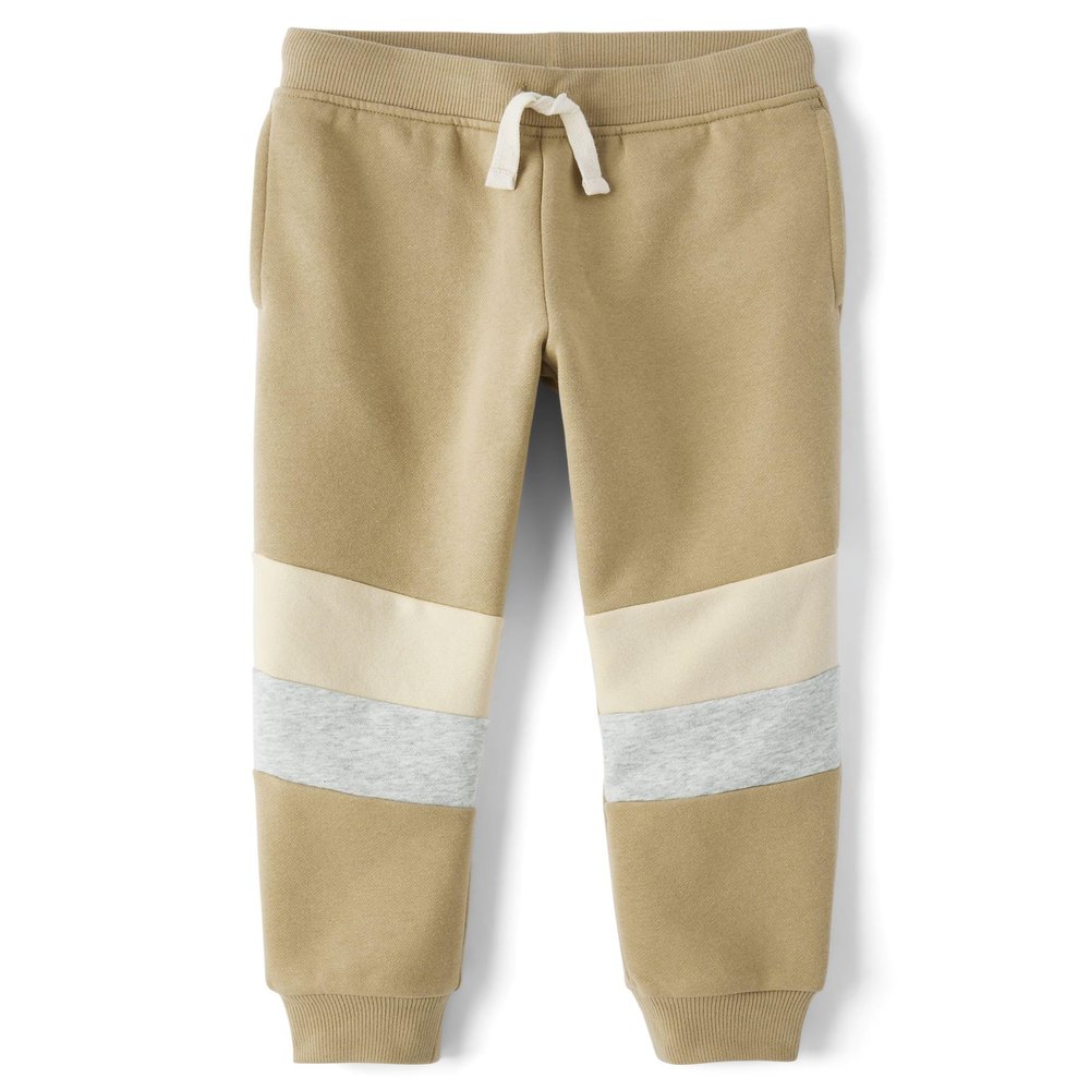 The Children's Place,Boys,Active Fleece Jogger Pants,Sierra Tan,Small
