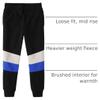 The Children's Place,Boys,Active Fleece Jogger Pants,Black Striped,X-Large view 3