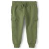 The Children's Place,Boys,Active Fleece Jogger Pants,Olive Cargo,Small view 1