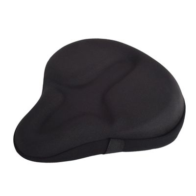 BESPORTBLE Breathable Bike Saddle Cover for Comfort and Gel Seat Protector for Mountain and Road Cycling and Easy to Clean Black Single Pack