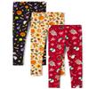 The Children's Place,Girls,Assorted Everyday Pull On Leggings,Harvest/Christmas/Halloween 3-Pack,X-Small view 1