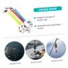 Mipcase 6pcs Heavy Duty Retractable Lanyard for Fishing Boating and Outdoor Sports Protective Coiled Safety Rope Multi-use Functionality view 2