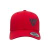 Love Sketches Western Hats | Breathable Country Hats | Embroidered Cow Face Design | Red Trucker Hat for Men & Women view 2