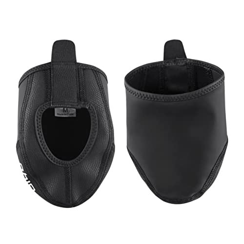 HANABASS 1pair Cycling Shoe Windproof and Warm Half Overshoes for Outdoor Riding Xs-s Black Material for Protecting Shoes and Keeping Feet Warm