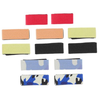 Mipcase 12pcs Fishing Rod Straps Wraps for Securely Bundling Fishing Poles Lightweight and Portable for Rod Storage and Transport Multiple Colors