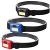 Hoement 3pcs Led Headlamp for Outdoor Activities Lightweight Running and Camping Headlight Durable Blue Design Without Battery for Jogging Fishing Hiking view 1
