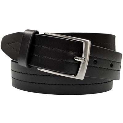 3581104 Men's Leather Belts One Piece 100% Genuine Leather Classic Casual Dress Belt (Black, 42)